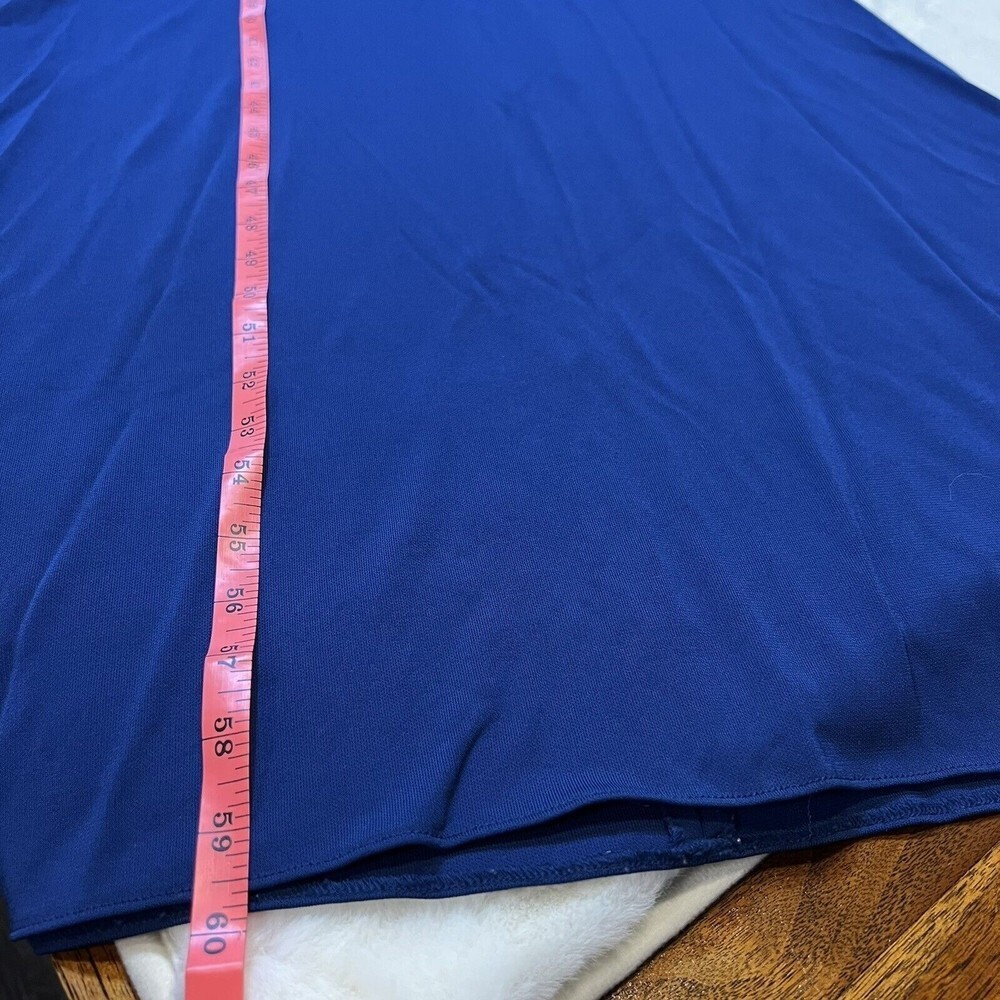 Rimini by Shaw Gown Formal Beaded Top Blue Maxi Women’s 6 - Picture 13 of 13